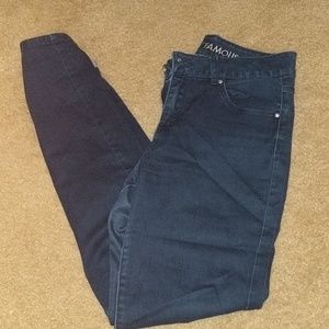 High waisted jeans
